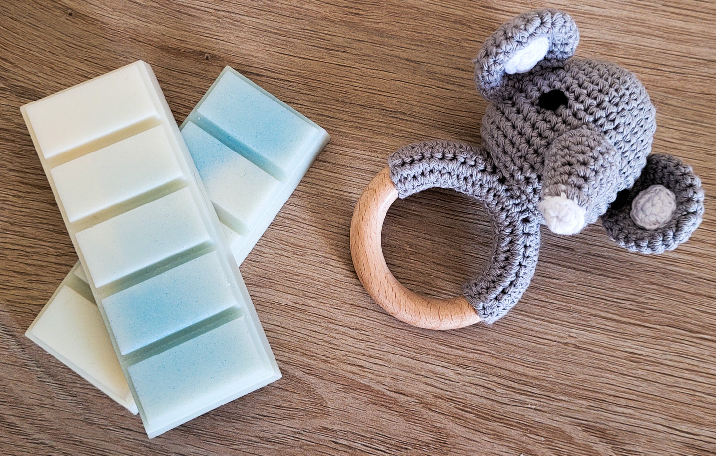 baby powder soy wax snap bar