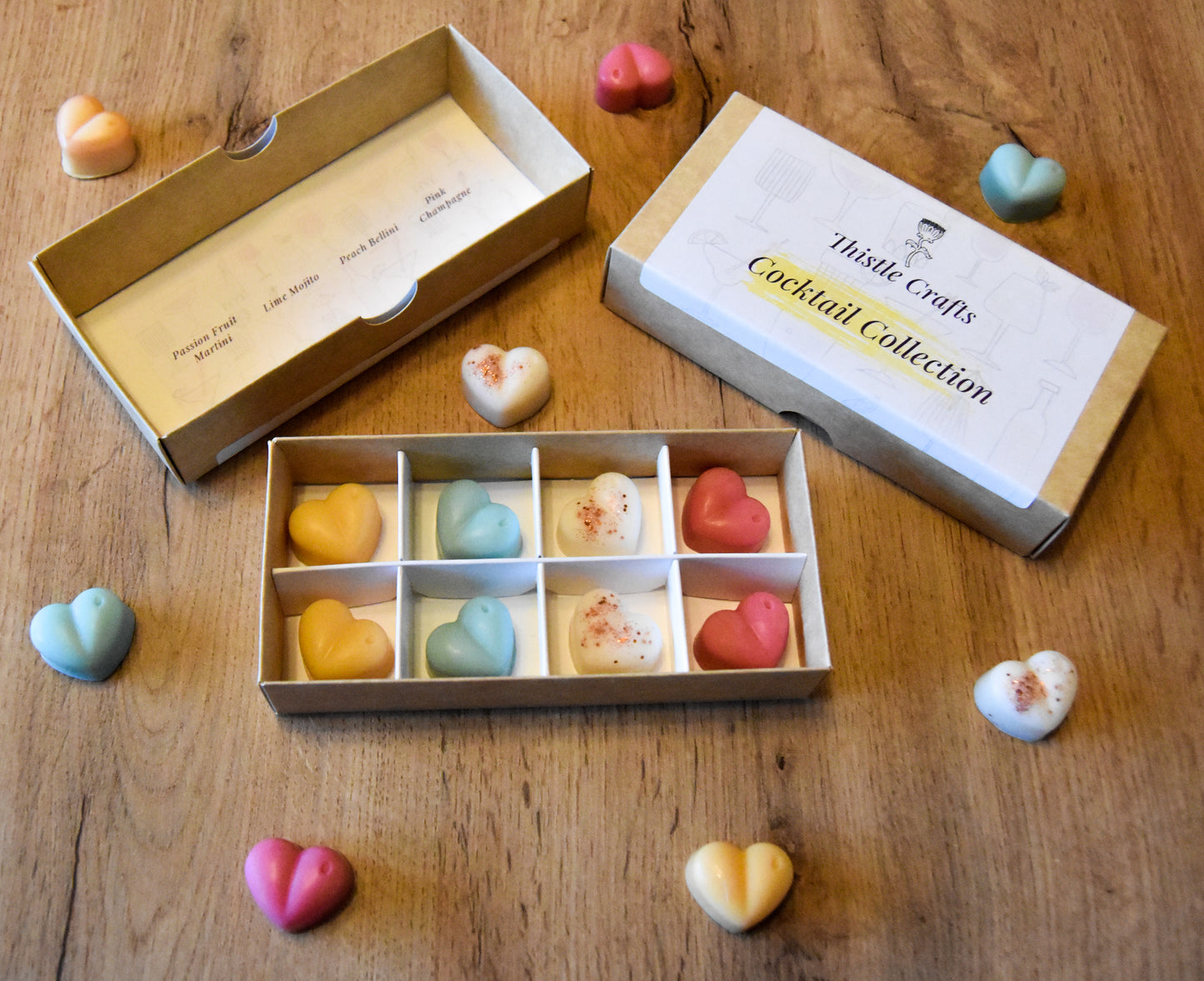 soy wax cocktail collection wax melts