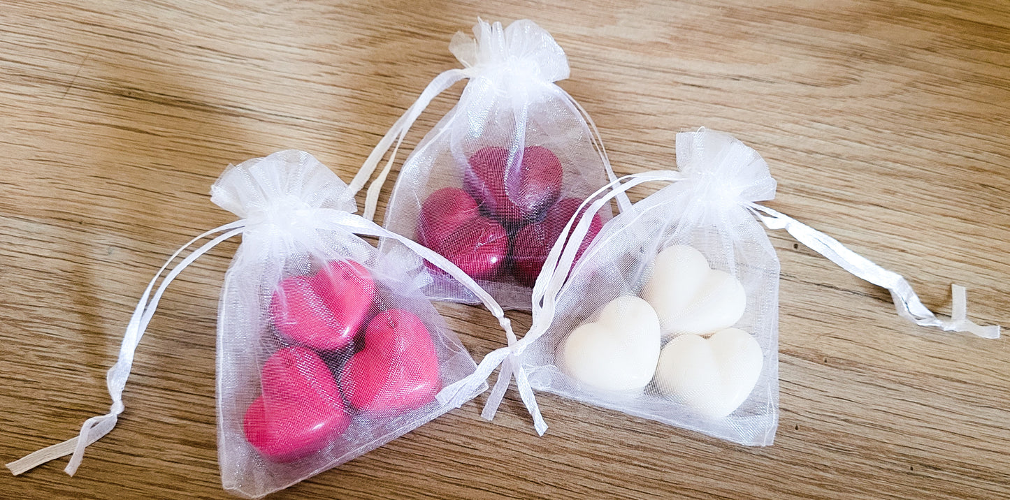 Soy Wax Heart Favours